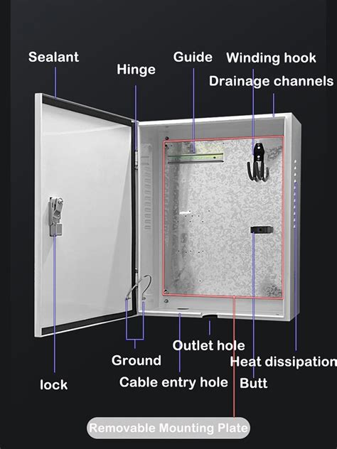 sheet metal electrical distribution box